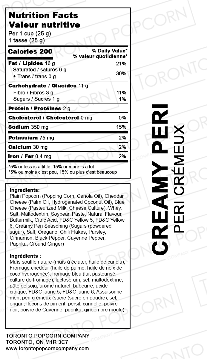 Creamy Peri-Peri Popcorn