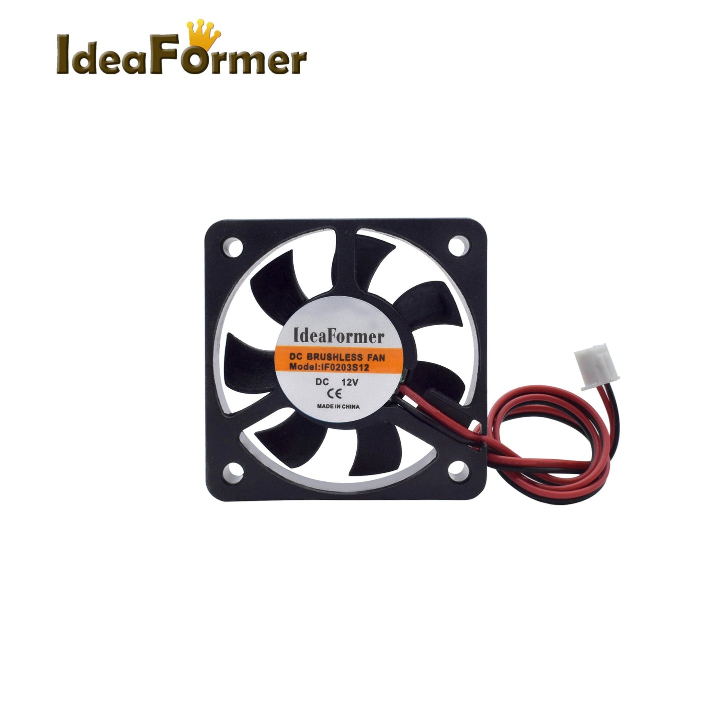 3D Printer Parts Cooling Fans 2510/3010/4010/5010/6015mm Brushless Cooler Fan DC 5/12/24V With 2Pin Dupont Wire Black Plastic Elk-Valley 3D