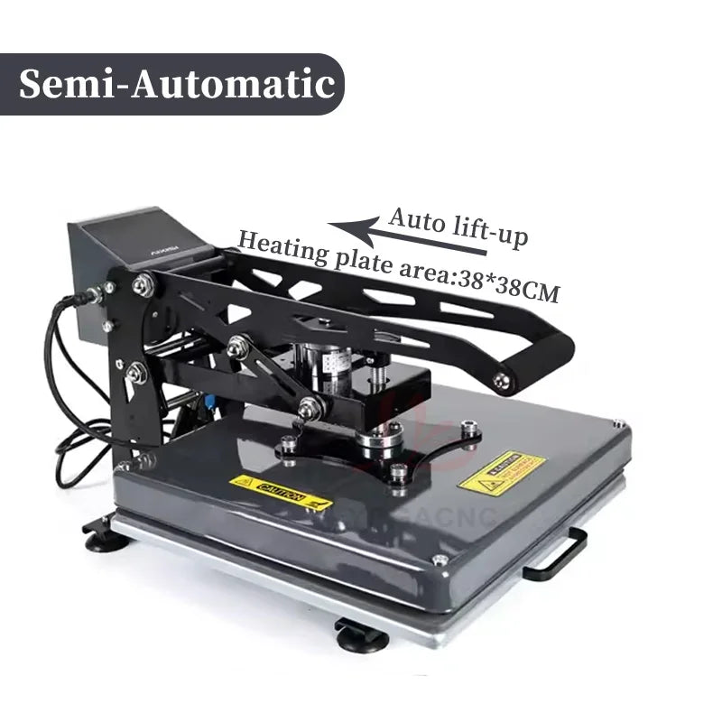 Heating Transfer Press Printing Machine T-Shirt Hot Stamping Printer for Clothes Design Artwork Digital 380x380MM 330x450MM Tool
