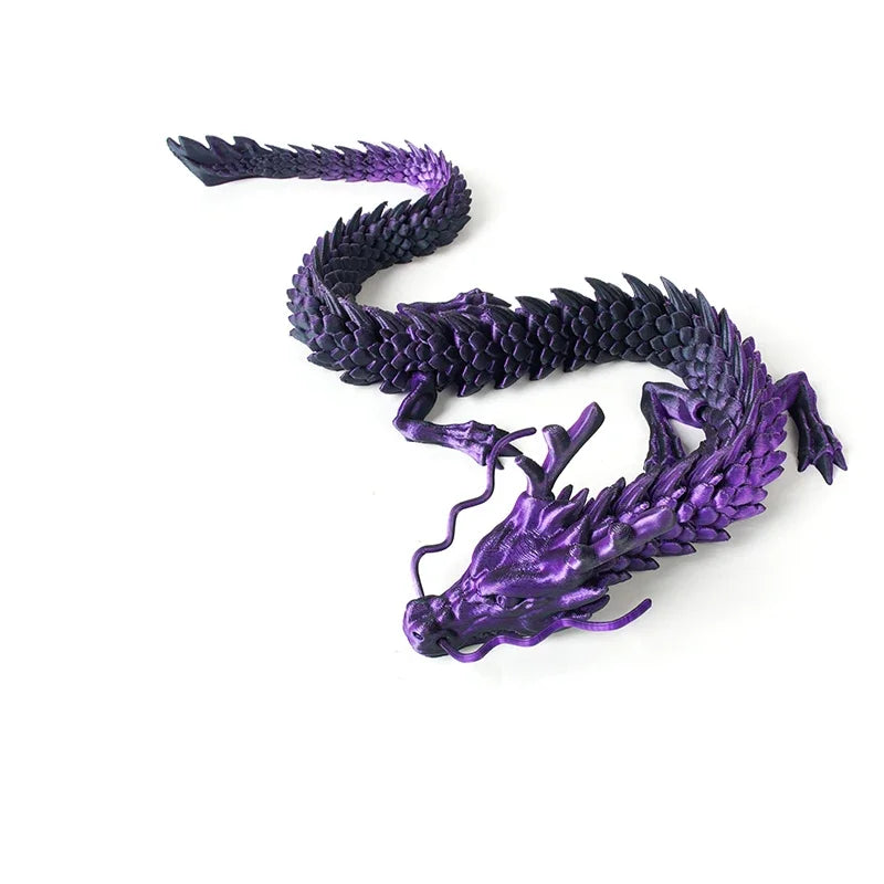 30/90 CM New 3D Printed Chinese Dragon Full Body Joints That Can Move Home Furnishings and Decorations Figurines Ornaments Elk-Valley 3D