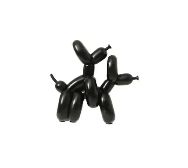 Modern Resin Balloon Dog Sculpture Animal Crafts Doggy Decoration Statue Home Decoration Gift Christmas Luxury Living Room Decor Elk-Valley 3D
