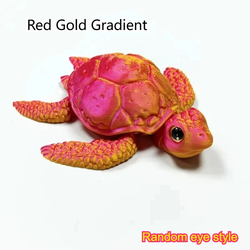 3D Printed Turtle Ornament, Home Decor Ornament Collection Hobby Halloween and Christmas Decoration, Home Decor Elk-Valley 3D