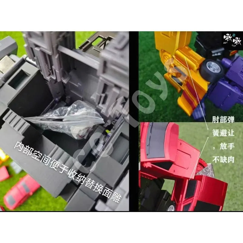 【In Stock】 QQT Toy Liberation Packaging with Fanstoys Mennasor Ft-31 Large Frame Skeleton Upgrade Kit Combo Accessories Elk-Valley 3D