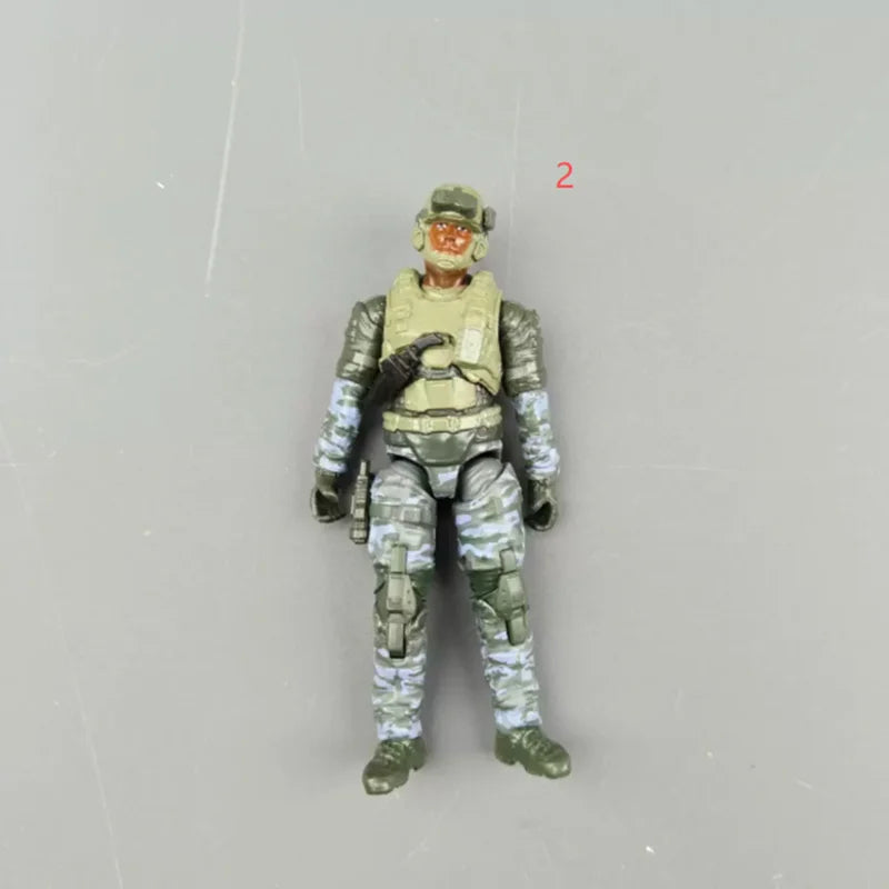 1:18 Scale Soldier Accessories Bulk 3.75 inch Movable Display Piece Collectible Gift Souvenir Elk-Valley 3D
