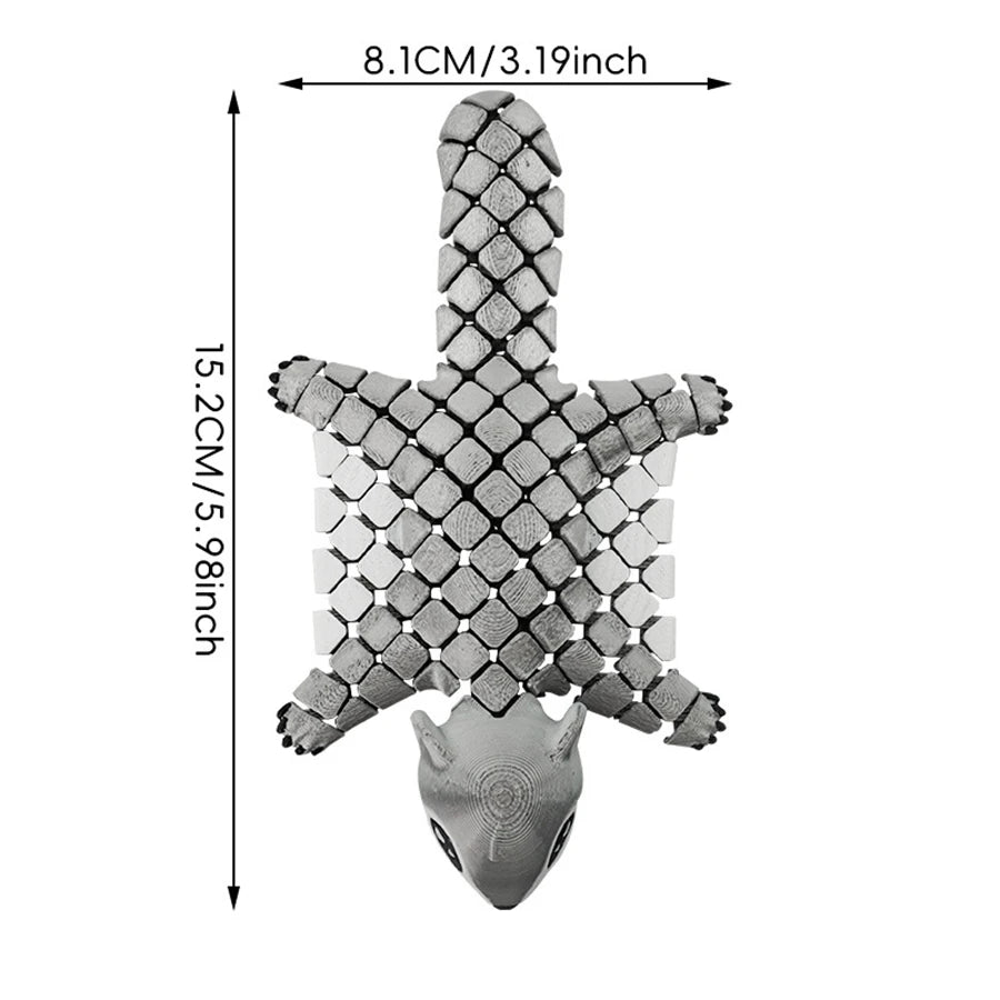 3D Printed Animal Decor - Cute Desktop Ornaments for Office, Shelf & Room Decoration, Unique Miniature Collectibles Elk-Valley 3D
