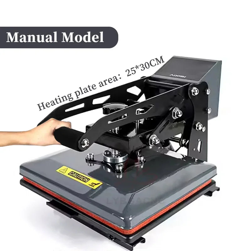 Heating Transfer Press Printing Machine T-Shirt Hot Stamping Printer for Clothes Design Artwork Digital 380x380MM 330x450MM Tool Elk-Valley 3D