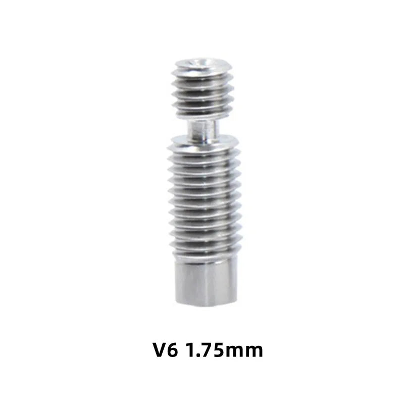 3D Printer E3D V6 Heat Break Hotend Throat For 1.75/3.0/4.1mm All-Metal / with PTFE, Stainless Steel Remote Feeding Tube Pipes Elk-Valley 3D