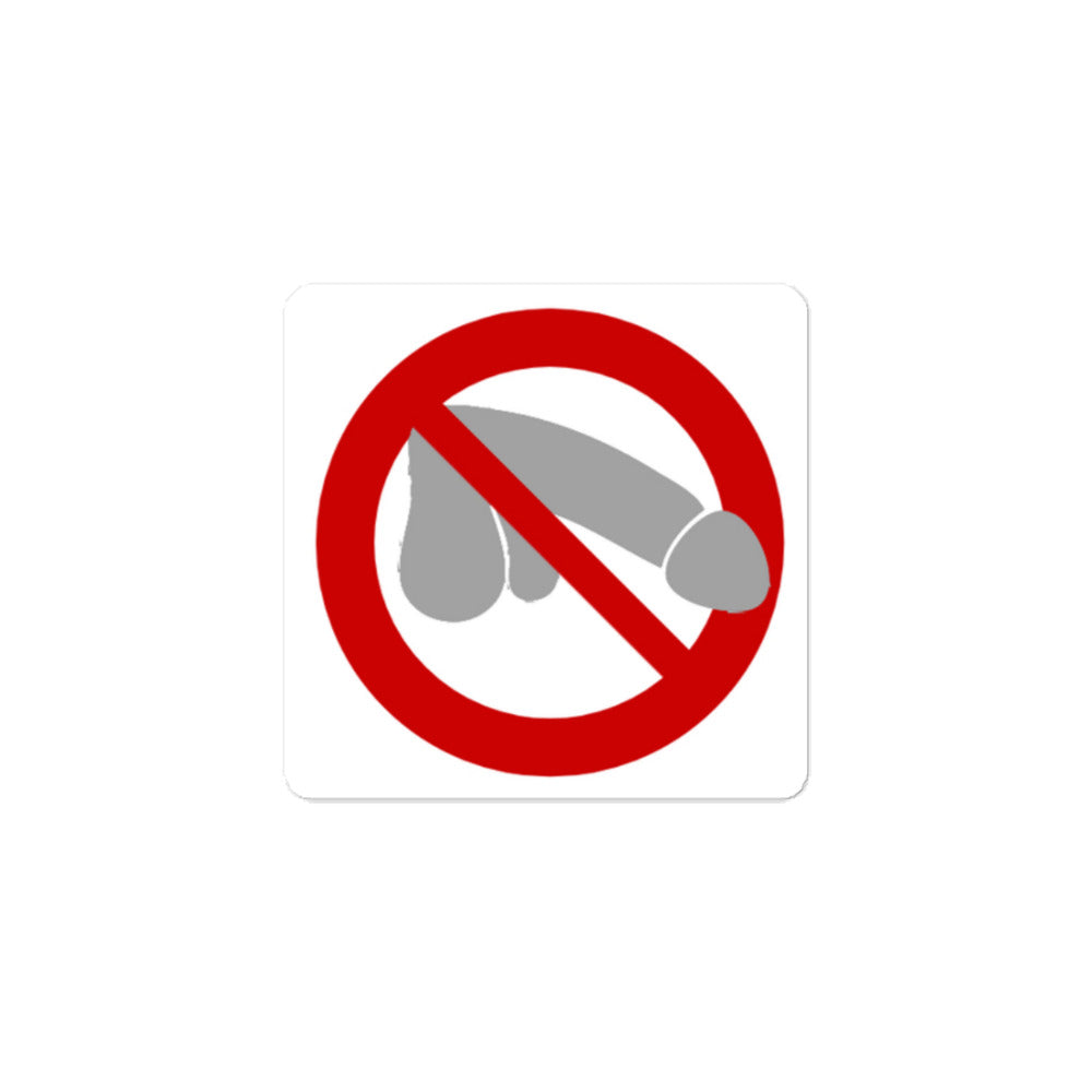 Cock blocking stickers Bubble-free