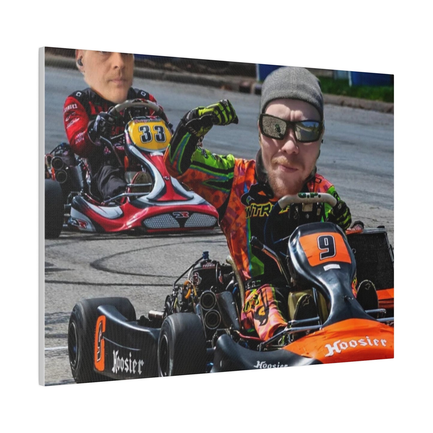 Mr.Cleanjeen winning Matte Canvas, Stretched, 0.75"