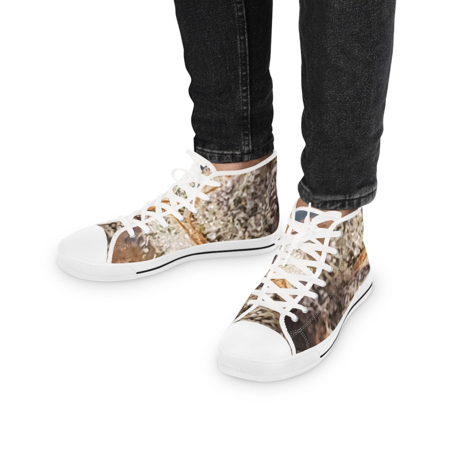 Men's Bud High Top Sneakers Printify