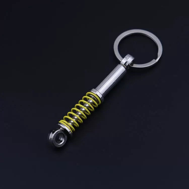 Metal keychain turbo gear hub pendant brake disc shock absorber Pendant