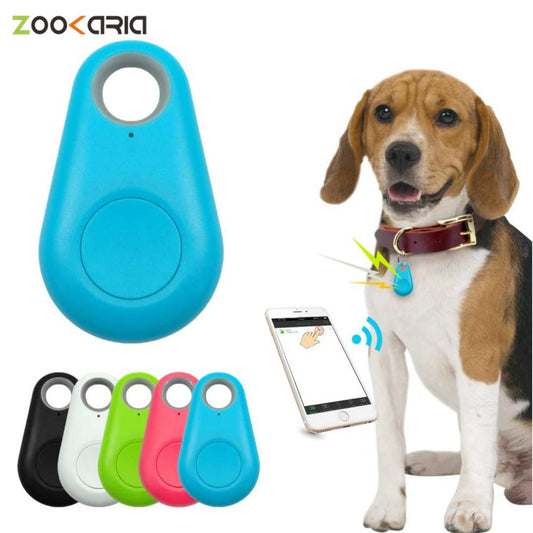 Pets Smart Mini GPS Tracker Anti-Lost Waterproof with Bluetooth for Pet Dog Cat Keys Bag Kids Trackers Finder Equipment