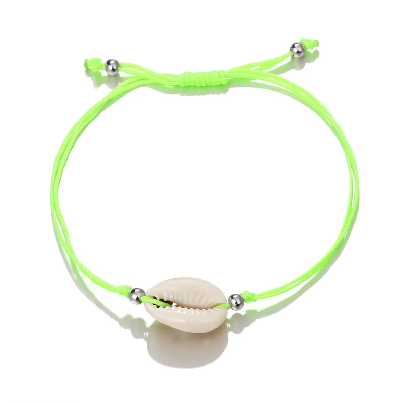 Multicolor Tassel Anklet Bohemian Jewelry For Women Acrylic Beaded Elastic Chain Ankle Chain Leg Foot Chain Elk-Valley 3D