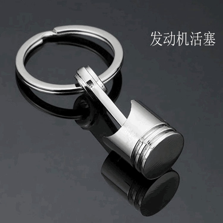 Metal keychain turbo gear hub pendant brake disc shock absorber Pendant