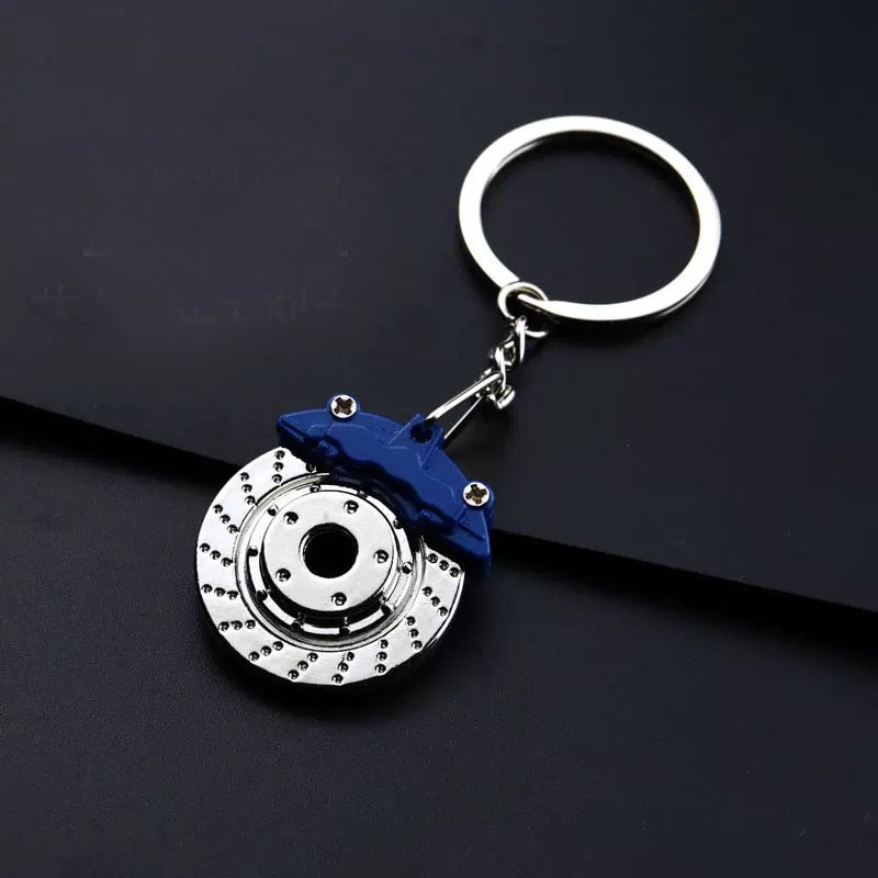 Metal keychain turbo gear hub pendant brake disc shock absorber Pendant