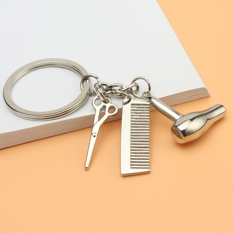 Metal keychain turbo gear hub pendant brake disc shock absorber Pendant