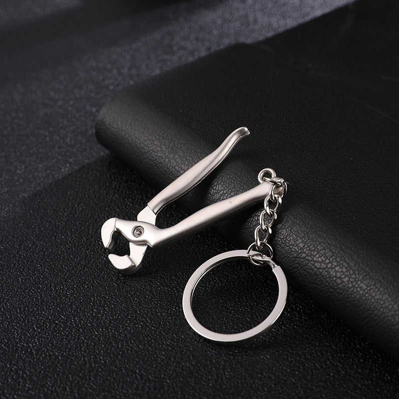 Metal keychain turbo gear hub pendant brake disc shock absorber Pendant