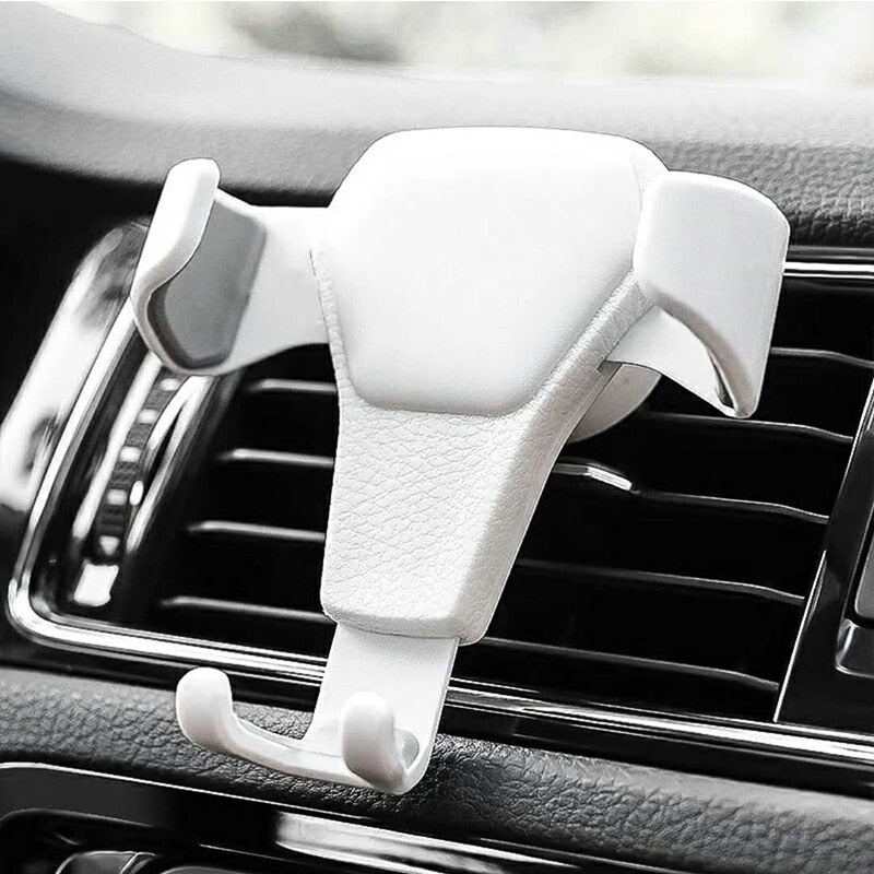 Universal Gravity Auto Phone Holder Car Air Vent Clip Mount Mobile Phone Holder CellPhone Stand Support For iPhone For Samsung Elk-Valley 3D