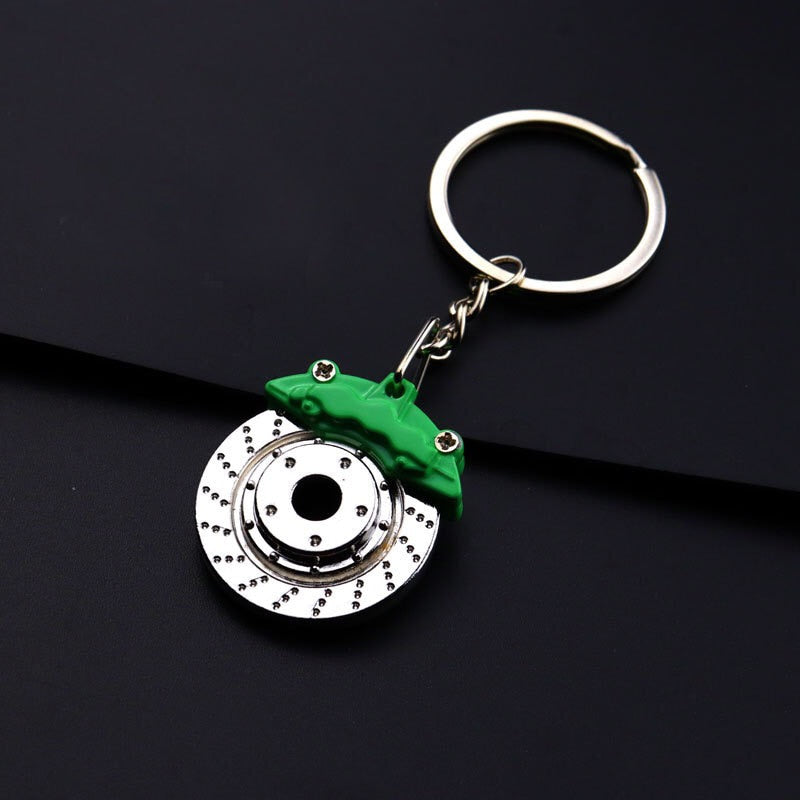 Metal keychain turbo gear hub pendant brake disc shock absorber Pendant