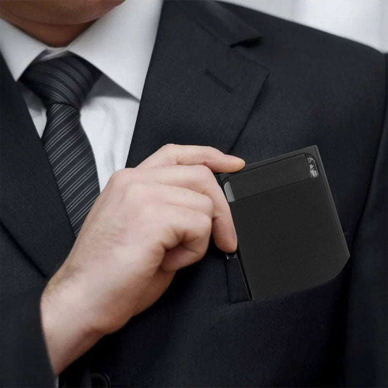 Sueea® Pop Up Id RFID Card Male Wallet Mini Package Aluminum Metal Protective Gear Storage Bag Smart Quick Release Women Wallet
