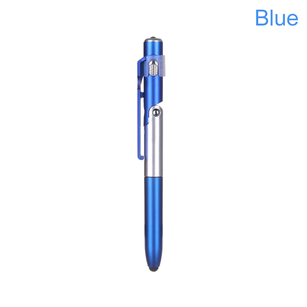 4-in-1 Folding Ballpoint Pen Screen Stylus Touch Pen Universal mini Capacitive Pen with LED For Tablet Cellphone