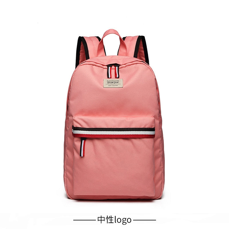 Backpack Women's Waterproof Leisure Backpack Wear-Resistant Student Schoolbag Large Capacity Multifunctional Laptop Bag