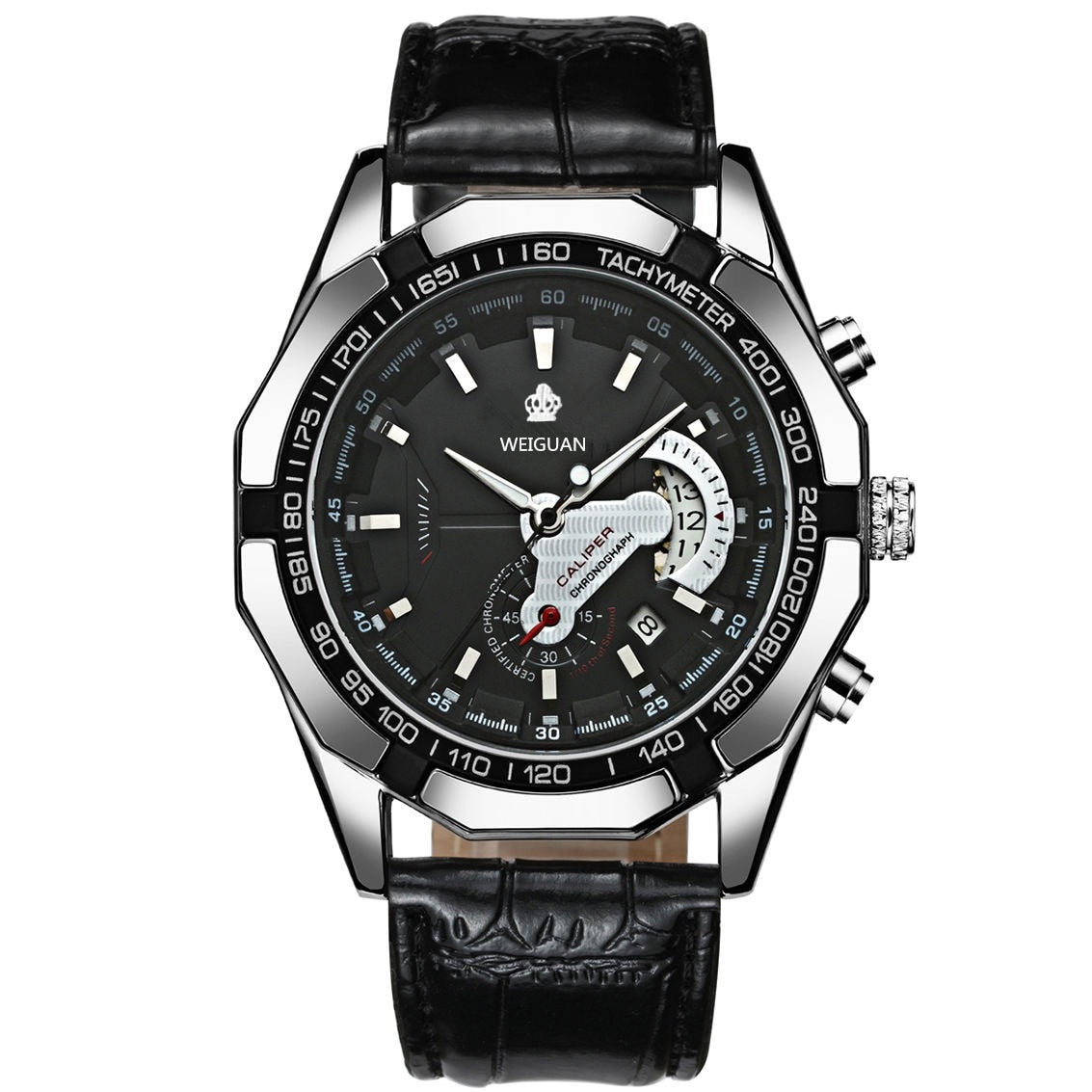 Casual Sport Watches Chronograph Wristwatch Automatic business Movement Imported Mechanical Waterproof Luminous product