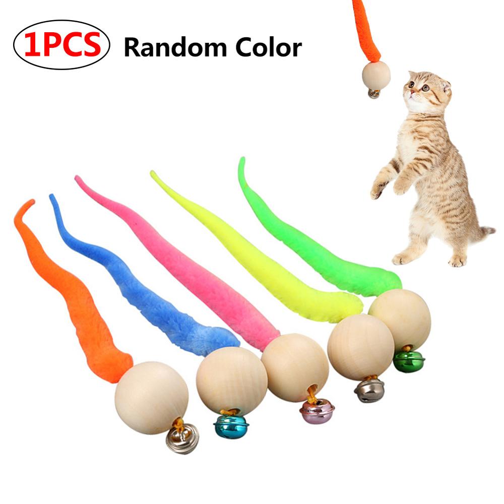 Smart Interactive Cat Toy Colorful LED Self Rotating Ball With Catnip Bell and Feather Toys USB Rechargeable Cat Kitten Ball Toy
