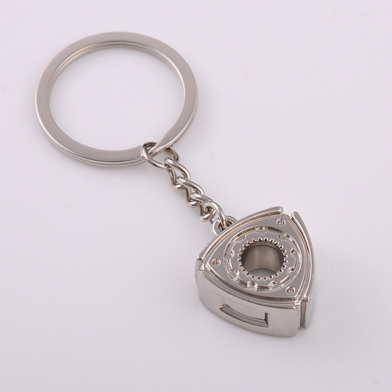 Metal keychain turbo gear hub pendant brake disc shock absorber Pendant