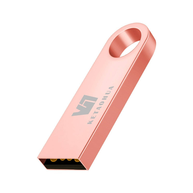 USB 2.0 Creative Metal Gift High Speed 8G 16G 32G 64G USB Drive Read and Write High Speed Transmission