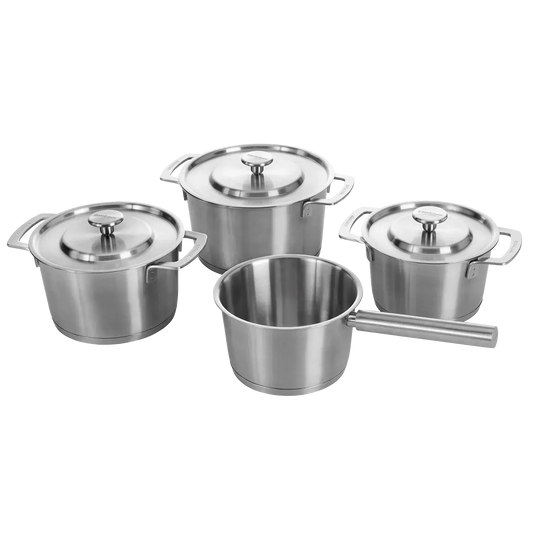 COMBEKK | STAINLESS STEEL COOKWARE SET 4PCS Ginza Steel