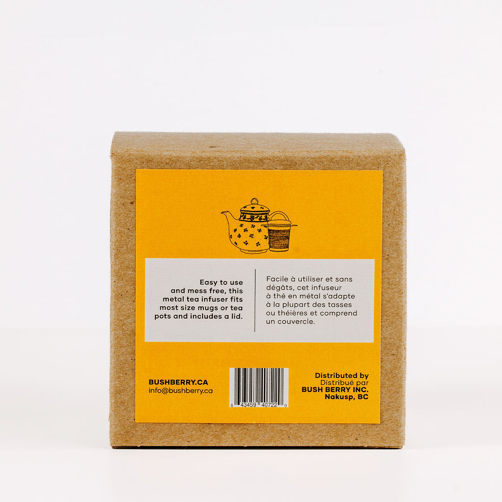 Metal Tea Infuser | Durable and Reusable for Loose Leaf Tea Bush Berry