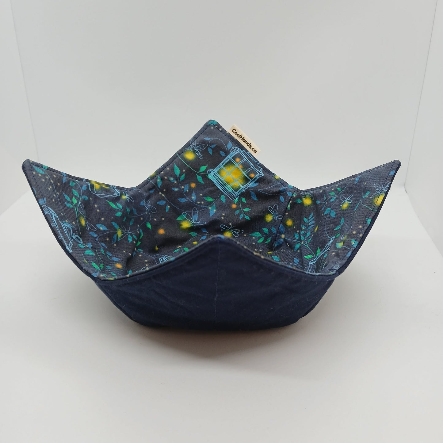 100% Cotton Microwavable Bowl Cozy - Firefly Summer