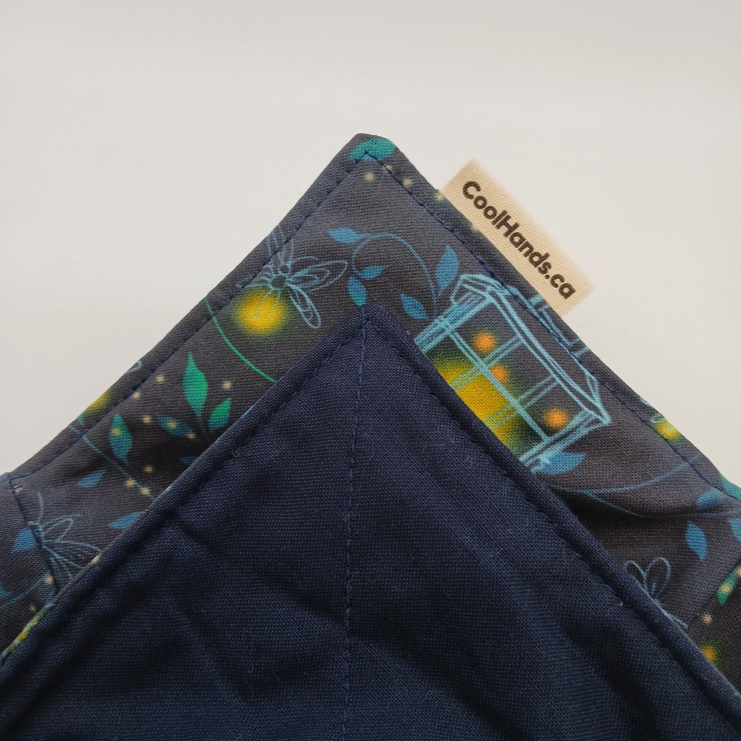 100% Cotton Microwavable Bowl Cozy - Firefly Summer