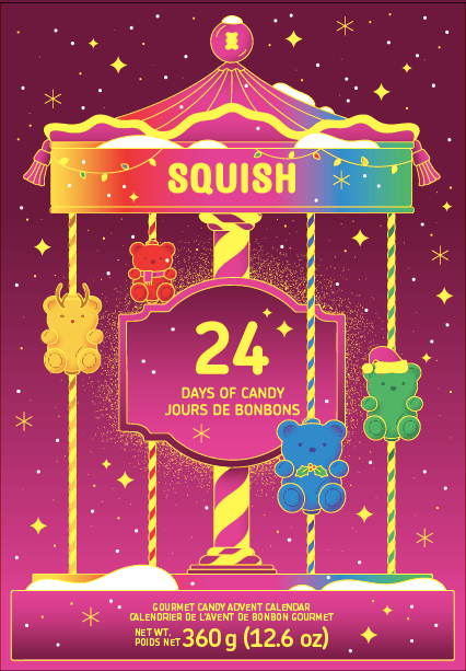 24 Days of Candy - Gummy Magic 2025 SQUISH Candies Canada