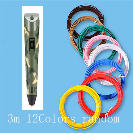 3D print pen 3D pen two generation graffiti 3D stereoscopic paintbrush children puzzle painting toys Elk-Valley 3D
