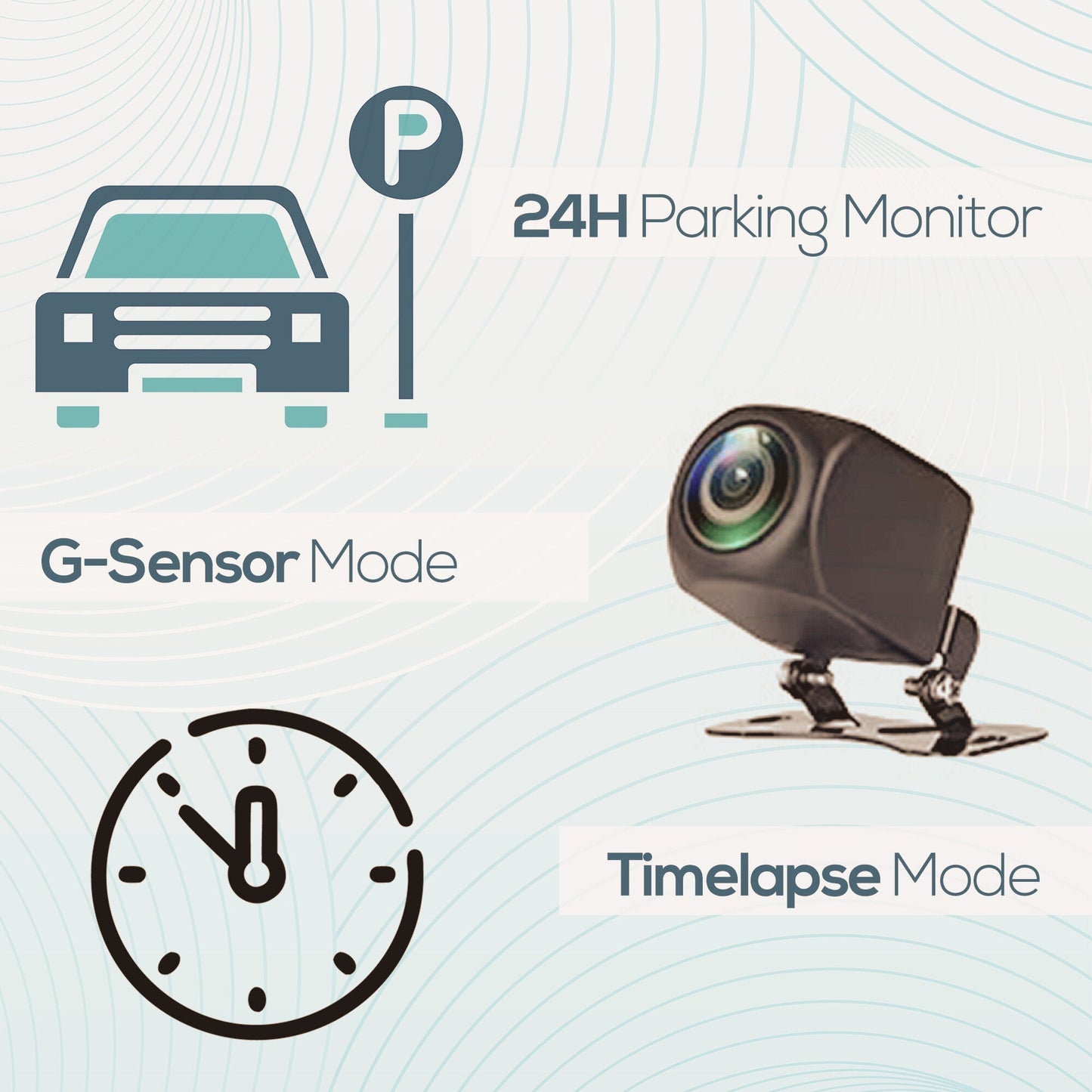 LDAS A20 Dash Cam WiFi , 2.5K Car Camera, Dashcams with App, Night Vision, G-Sensor, Loop Recording, 24H Parking Mode, Free 128G SD Card, Support 256GB Max (Black) LDAS ELECTRONICS