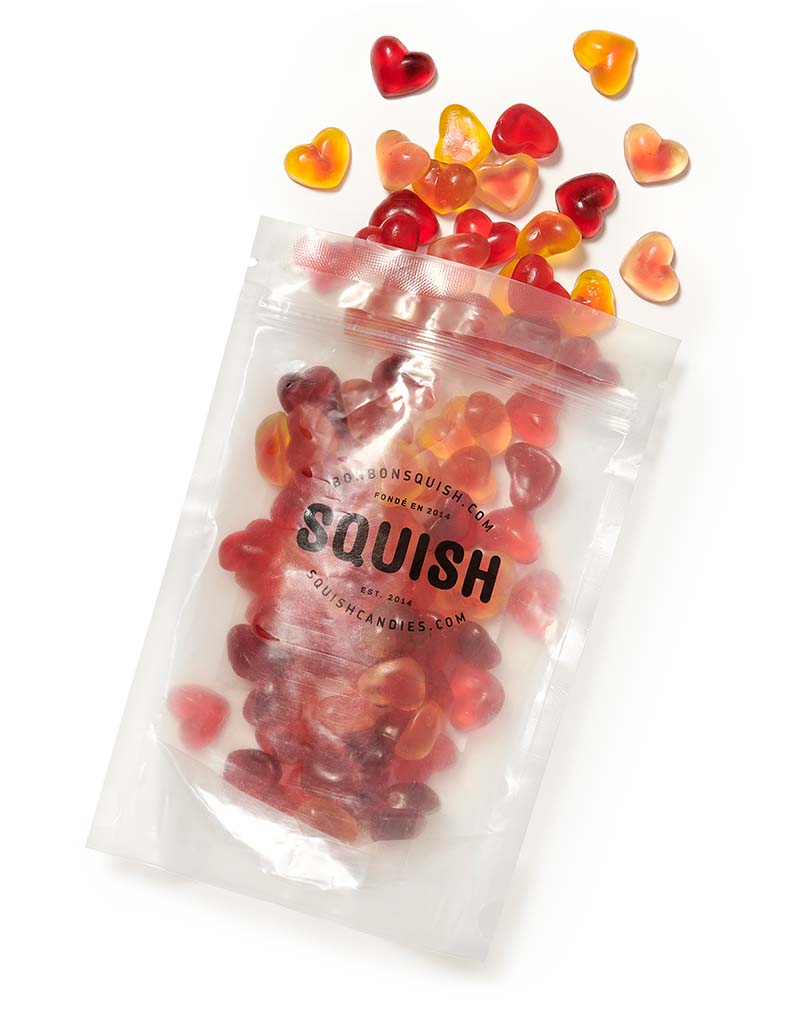 Chili Ginger Hearts SQUISH Candies Canada