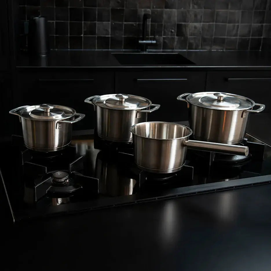 COMBEKK | STAINLESS STEEL COOKWARE SET 4PCS Ginza Steel