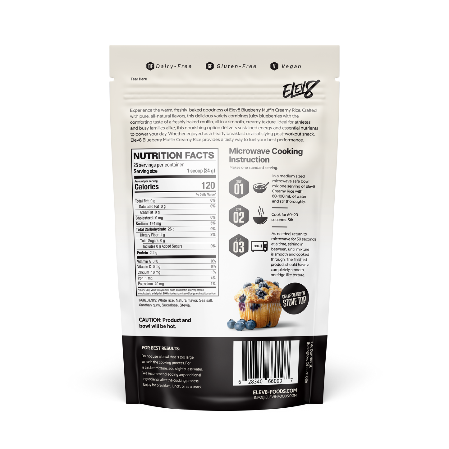 Blueberry Muffin Elev8