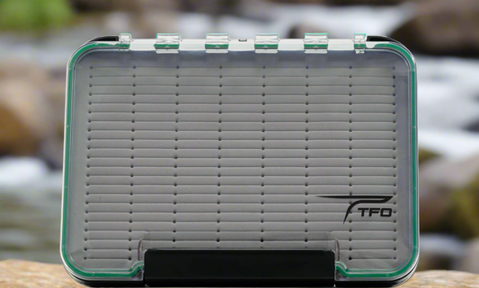 Waterproof Clear Lid Streamer Slit Foam Fly Box - Double Sided - XL Dc Tackle & Outdoor Supply