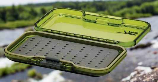 Waterproof Fly Box -Triangle Slit Foam - Single Sided - Olive Dc Tackle & Outdoor Supply