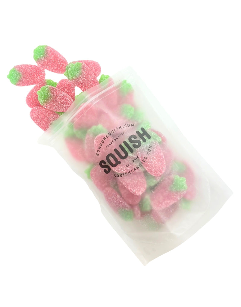 Fizzy Strawberry SQUISH Candies Canada