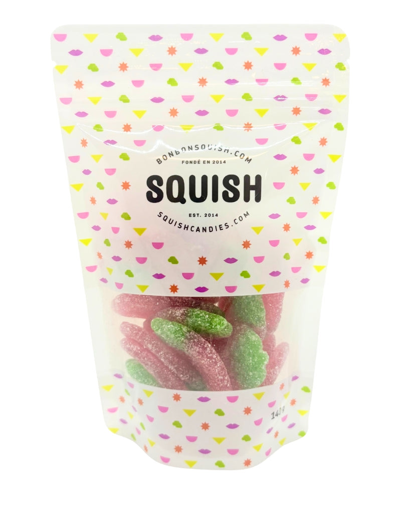Fizzy Strawberry SQUISH Candies Canada