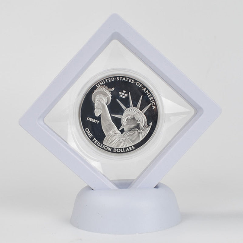 1 Trillion Dollar Gold Coins bit coin gold bitcoin Litecoin Eth XRP doge coin Cardano IOTA FIL shiba Cryptocurrency coin Elk-Valley 3D