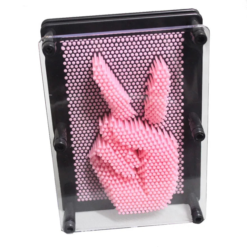 Baby Toys Plastic 3D DIY Model Antistress Clone Fingerprint Needle Hand Mold Educational Toys Elk-Valley 3D