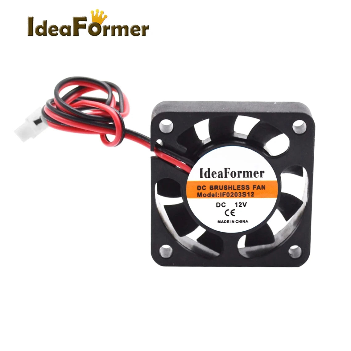 3D Printer Parts Cooling Fans 2510/3010/4010/5010/6015mm Brushless Cooler Fan DC 5/12/24V With 2Pin Dupont Wire Black Plastic Elk-Valley 3D