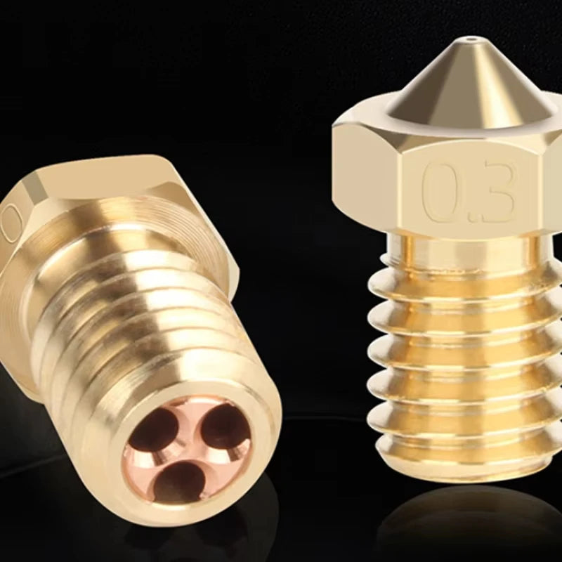 High-Flow CHT Clone Nozzle E3D V6 Three-Eyed Spray 1.75mm Filament for Hotend 3D Printer Accessories Elk-Valley 3D