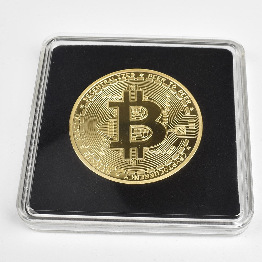 1 Trillion Dollar Gold Coins bit coin gold bitcoin Litecoin Eth XRP doge coin Cardano IOTA FIL shiba Cryptocurrency coin Elk-Valley 3D