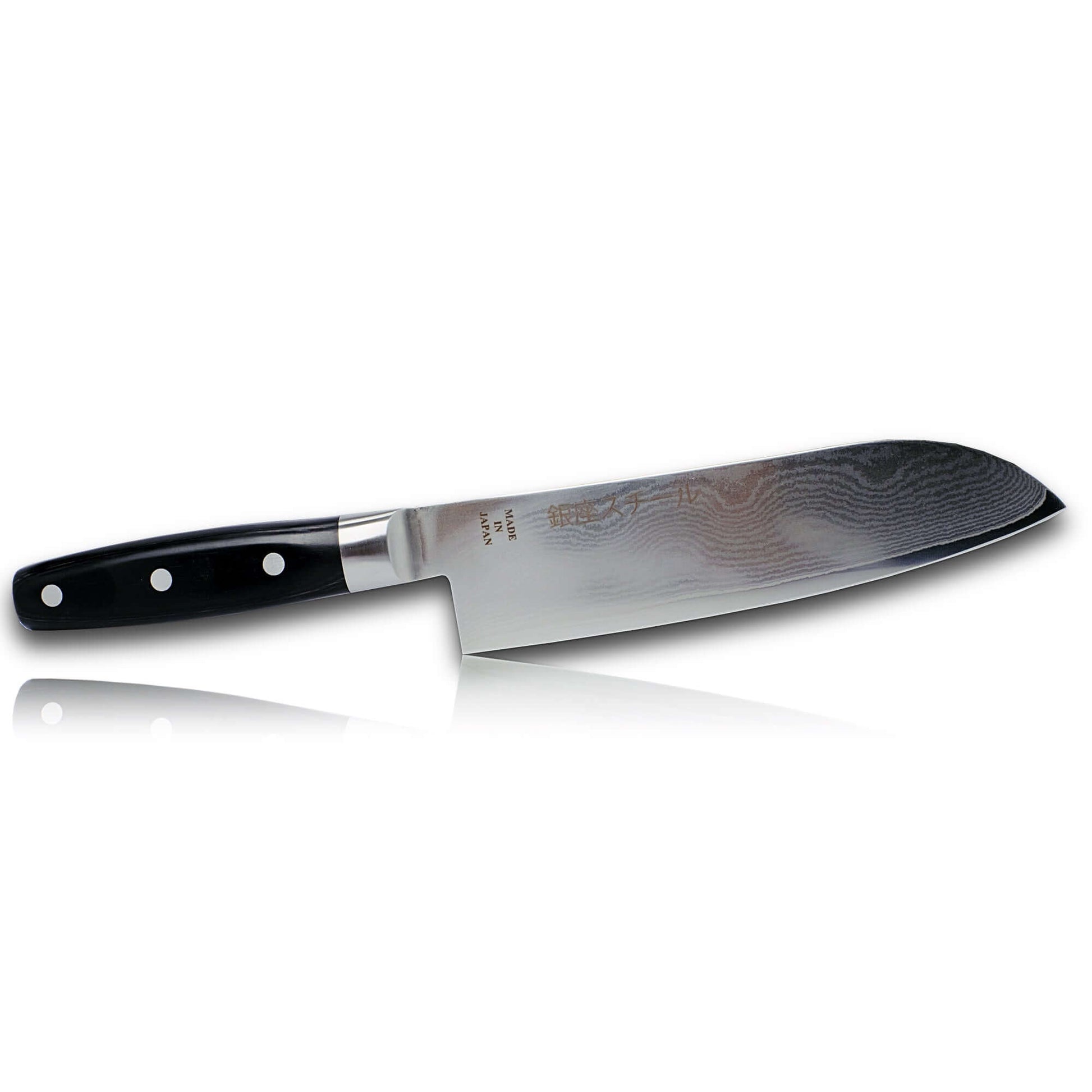 HAYAMI 180 - VG10 - 33 Layered Damascus Steel Santoku Knife 180mm Ginza Steel